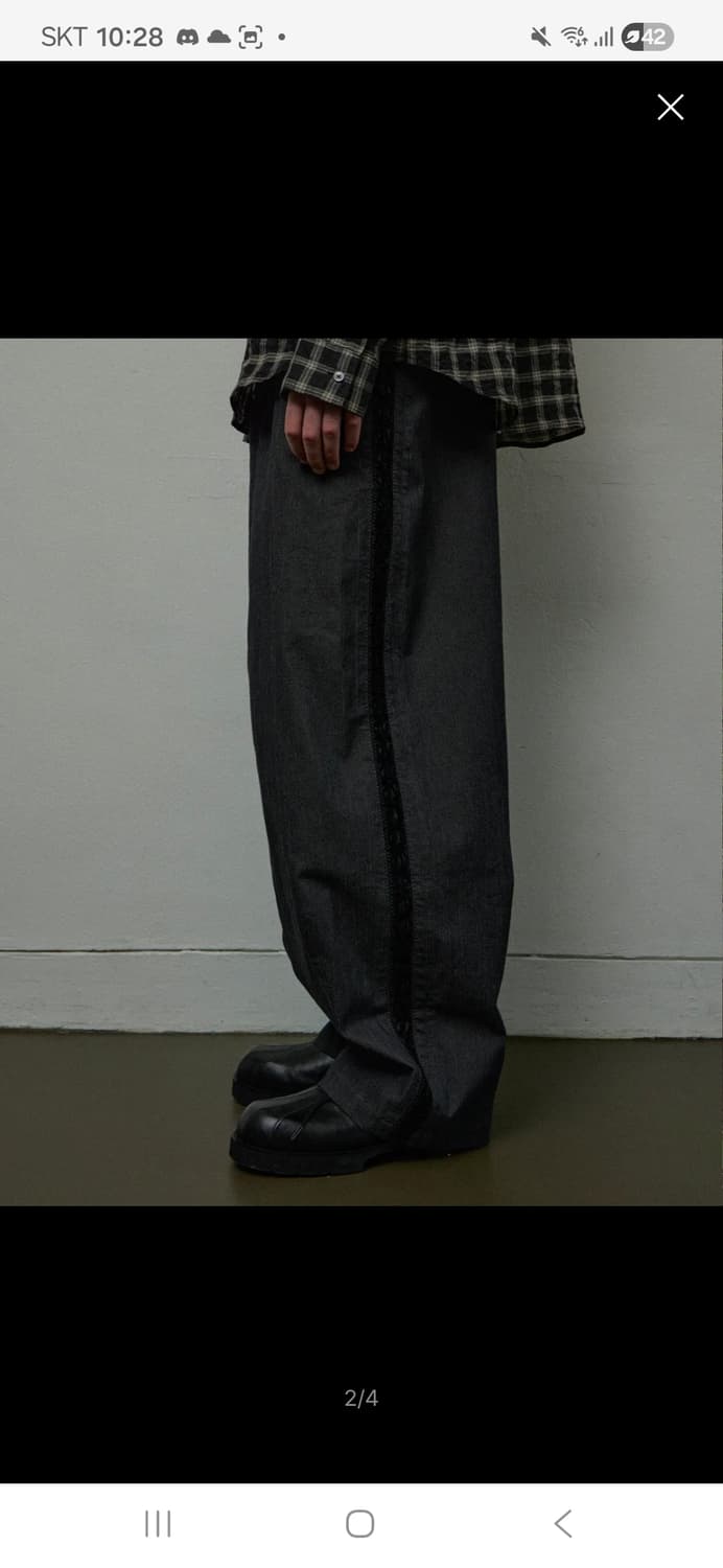 르아브 클레멘테 레이스 라이닝 트랙팬츠 상품이미지3