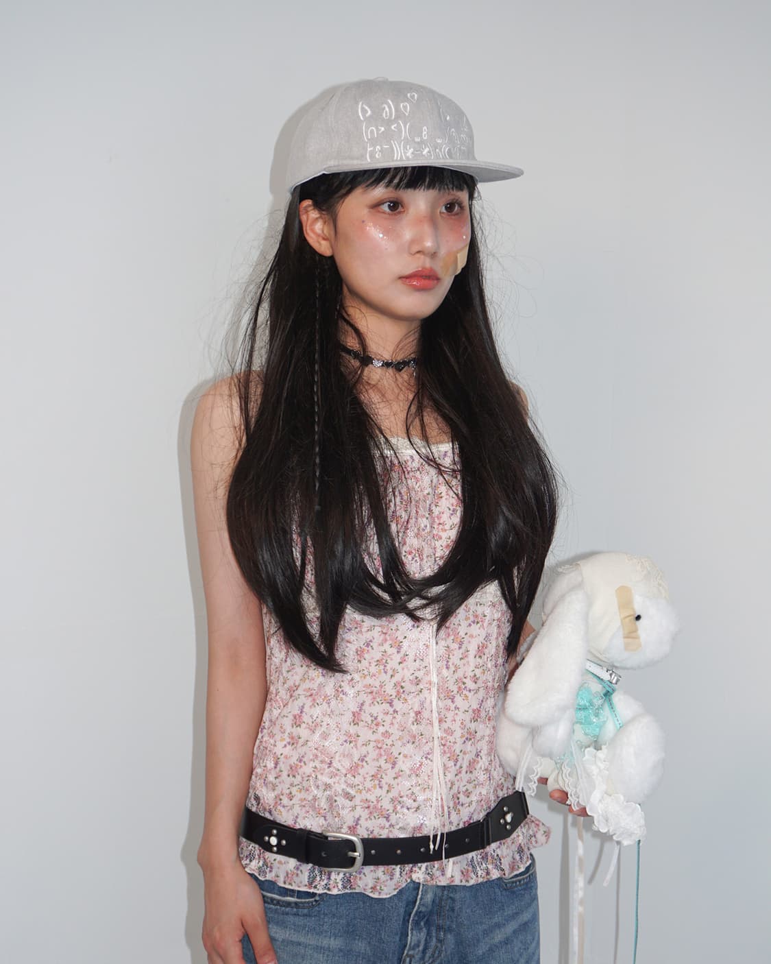 404 FACED FOUND CAP [vintage grey] 상품이미지7