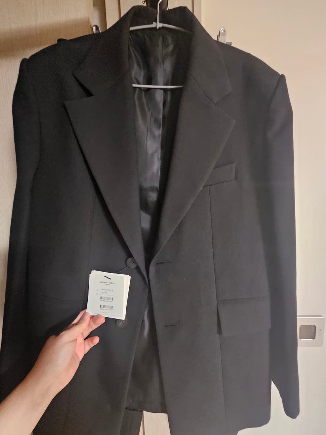 우영미 셋업 50사이즈 새상품 상품이미지5