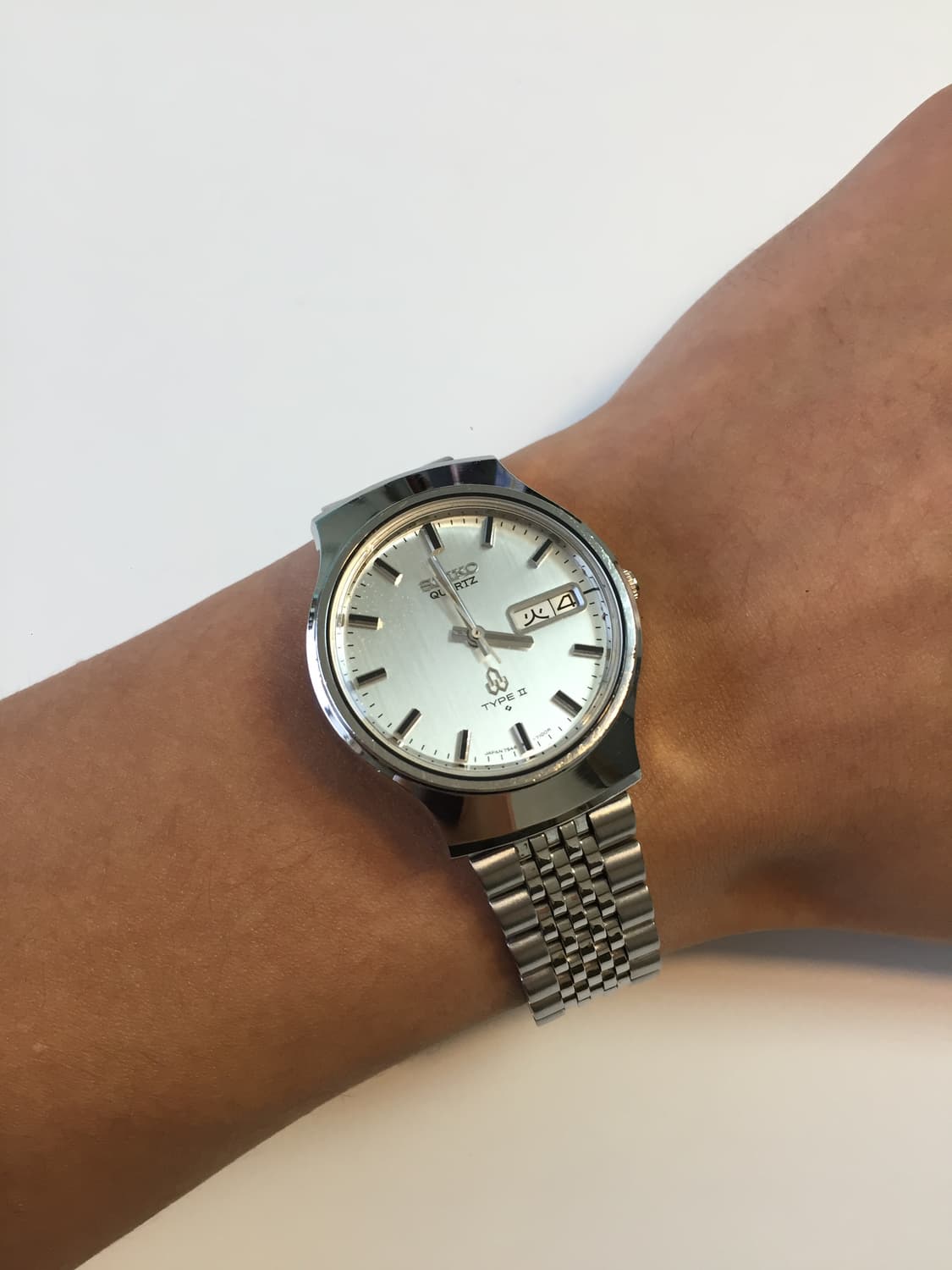 70s seiko type 2 silver gradation dial 상품이미지3