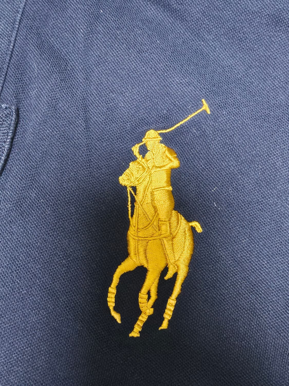 폴로랄프로렌 빅포니 사선 카라티 핀터깔 여성 M 상품이미지3