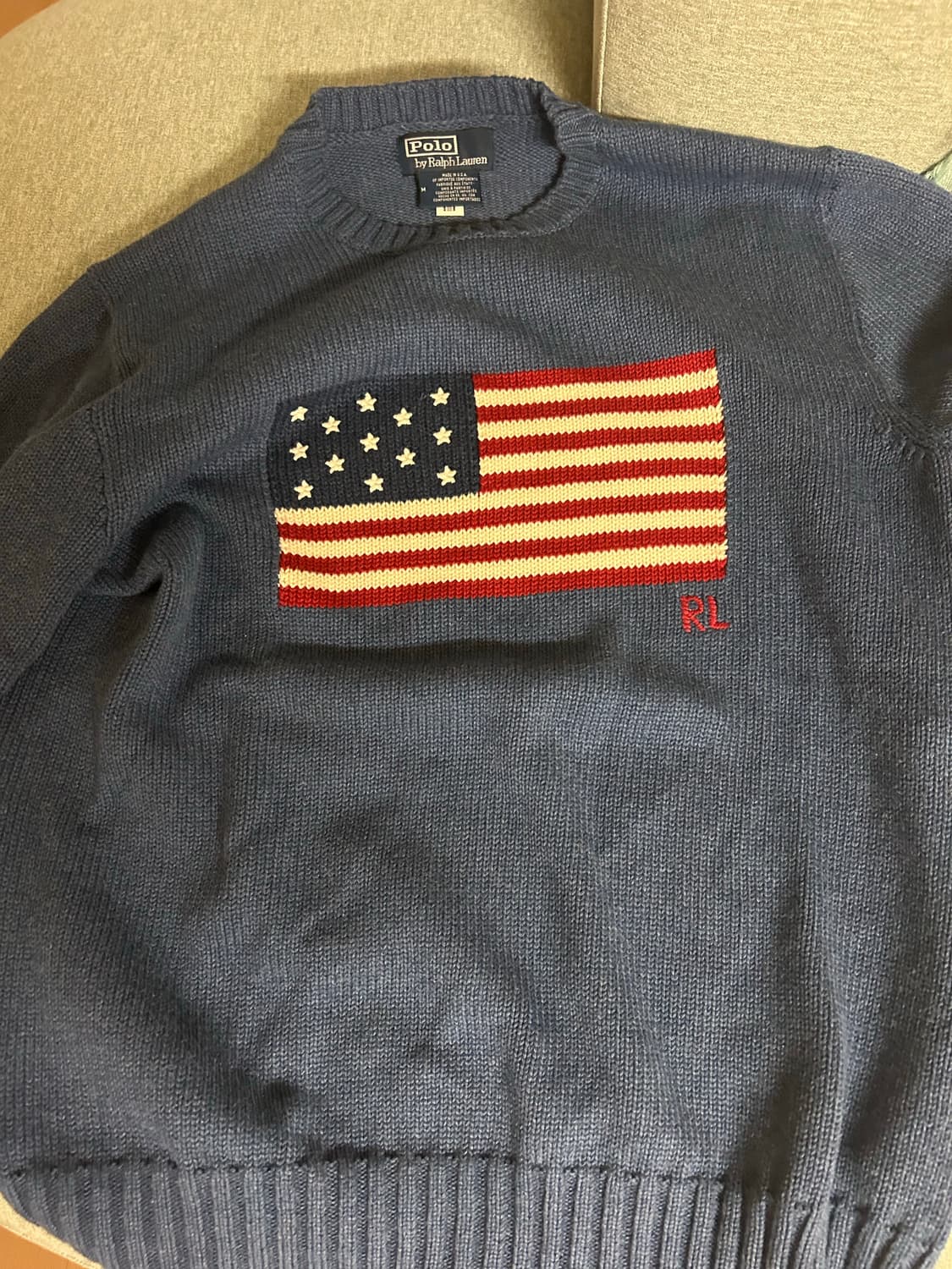 폴로 랄프로렌 25ss 성조기 니트 상품이미지2