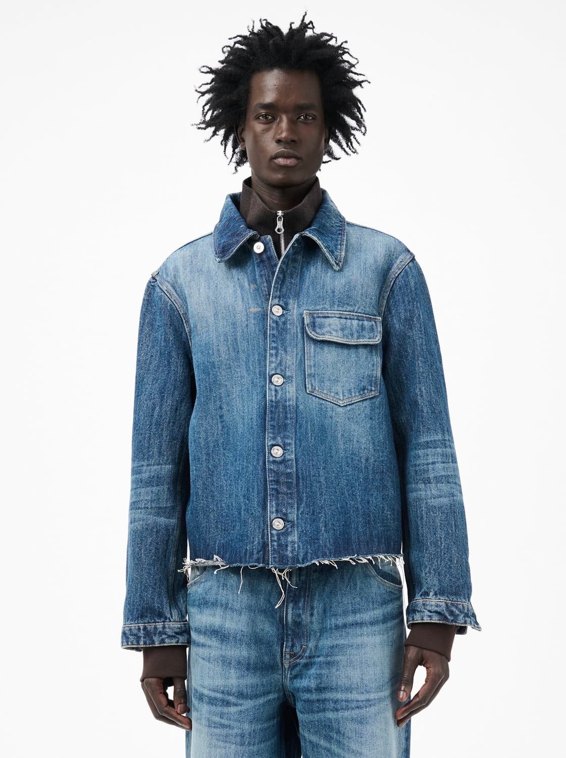 [48,50,52]아워레가시 25fw CUT REBIRTH 데님 자켓 상품이미지1