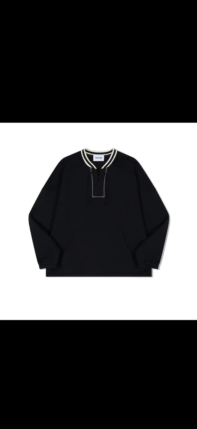 프리터 맨투맨 Rugby Graphic Sweatshirt Black 상품이미지2