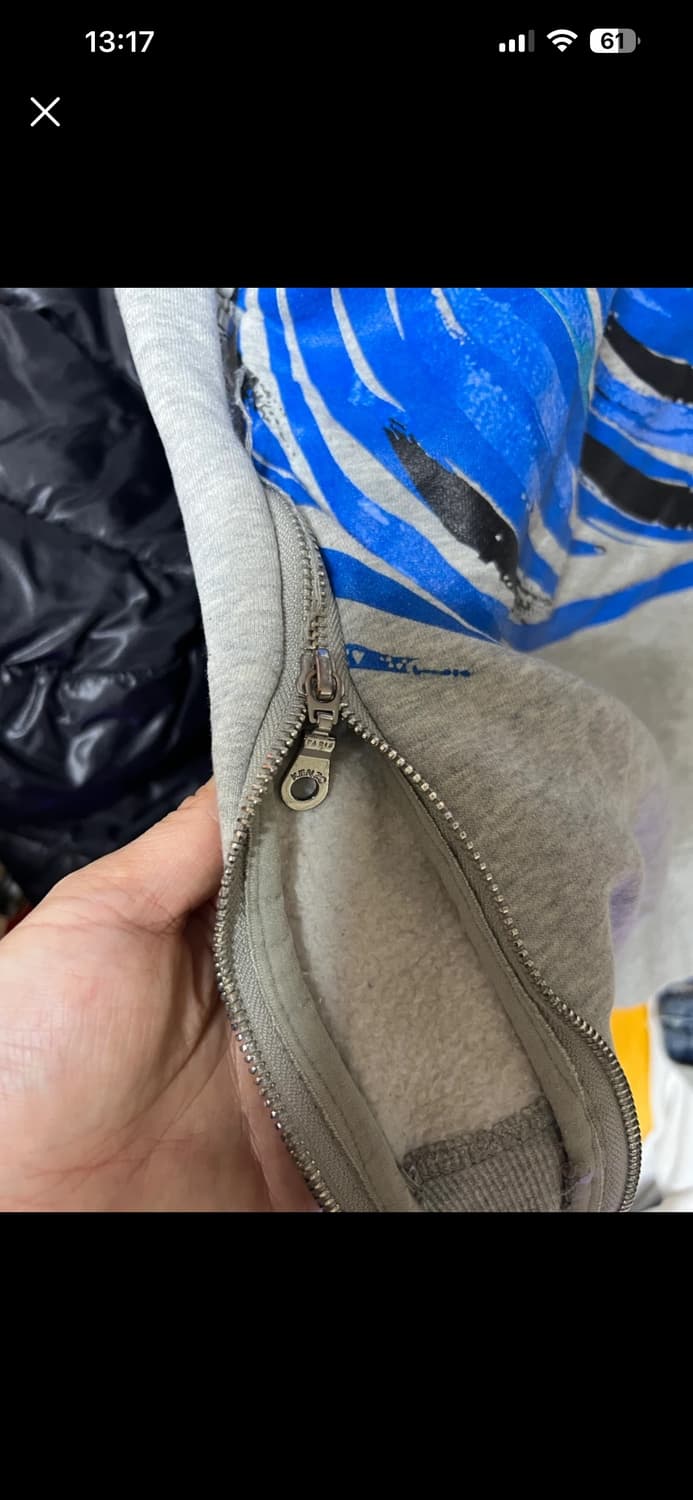 겐조 맨투맨 그레이 블루 웨이브 L 상품이미지2