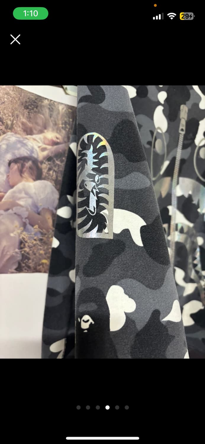 베이프 샤크 맨투맨 롱슬리브 상품이미지4