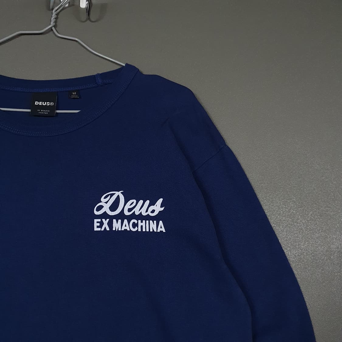 M 정품 데우스 엑스 마키나 스택스 롱슬리브 맨투맨 긴팔티 에스테이트블루 상품이미지5