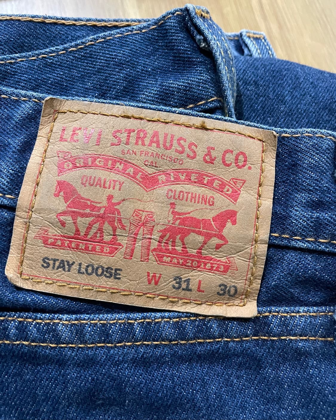 Levis 리바이스 스테이루즈 W31 청바지 상품이미지3