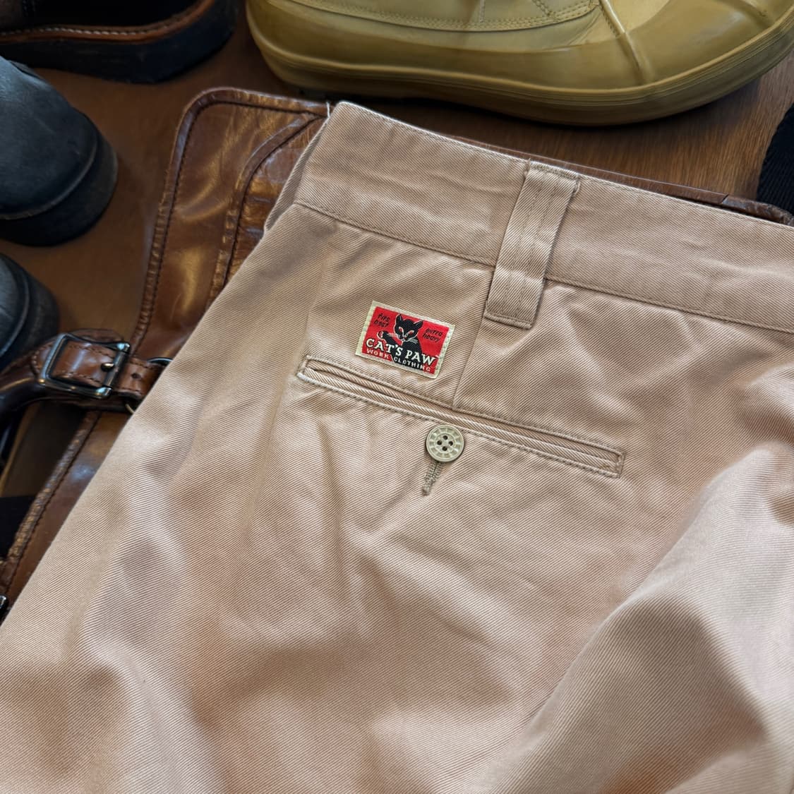 캣츠 포 BY 토요 엔터프라이즈 와이드 스트레이트 치노 팬츠 34 35 상품이미지2