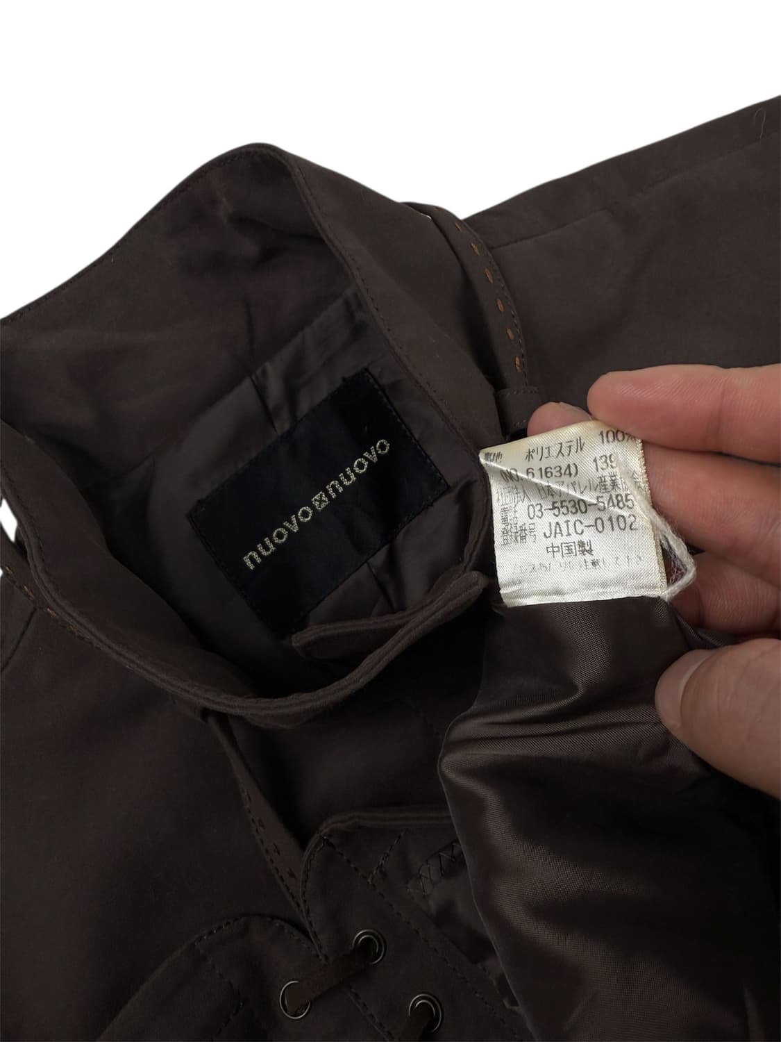 nuovo x nuovo 레이스업 자켓 상품이미지8