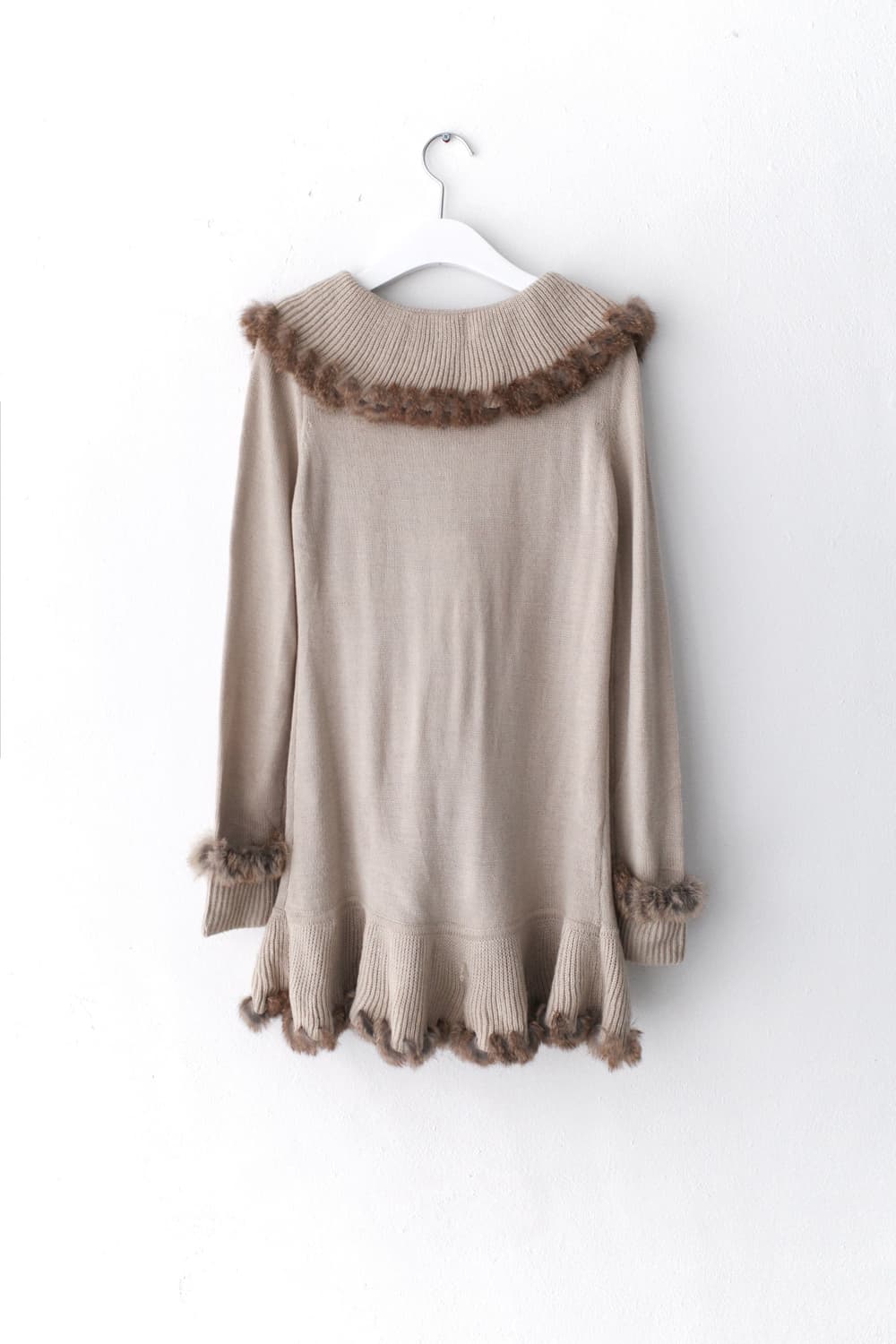 fur long cardigun 상품이미지2