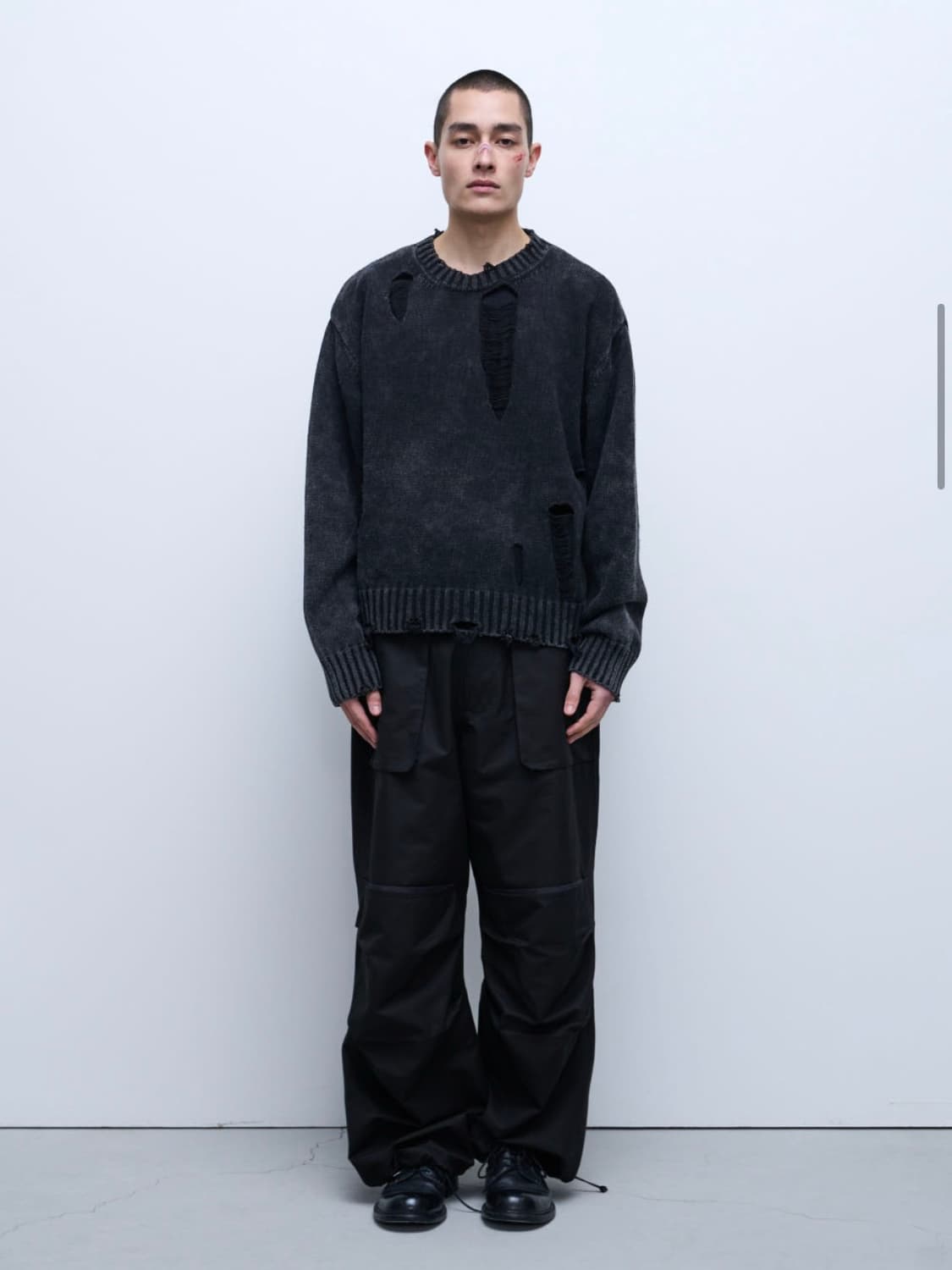 ETCE 맥시 포켓 팬츠 블랙 상품이미지2