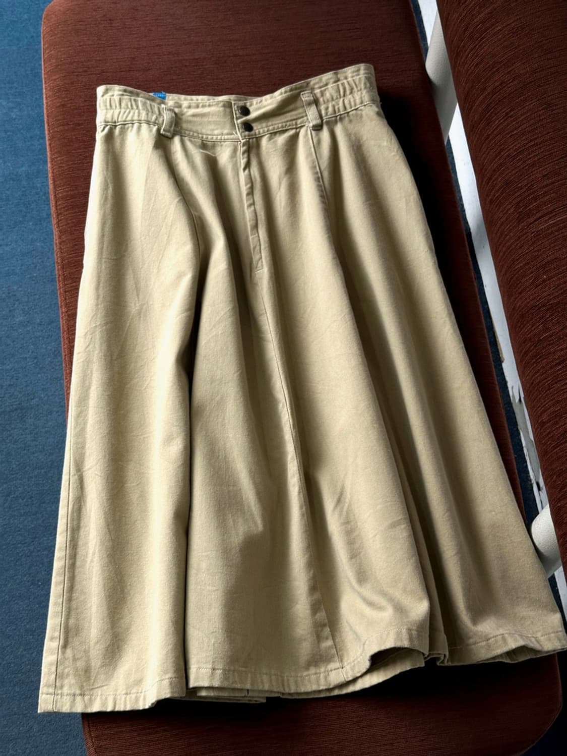 Natural cotton design mid skirt 상품이미지5