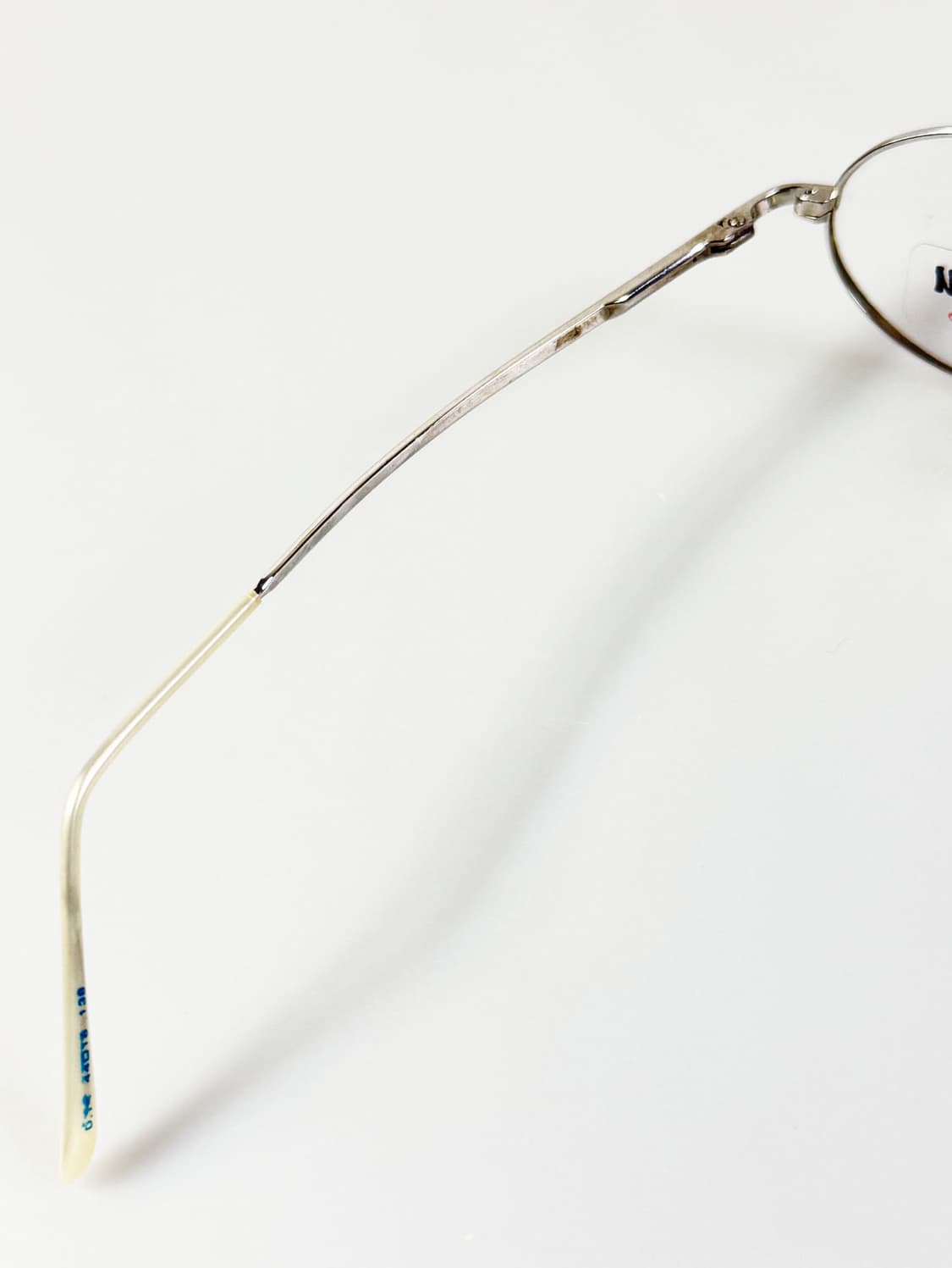 90s MARU 실버 티타늄 슬림 오벌 프레임 빈티지 안경 상품이미지7