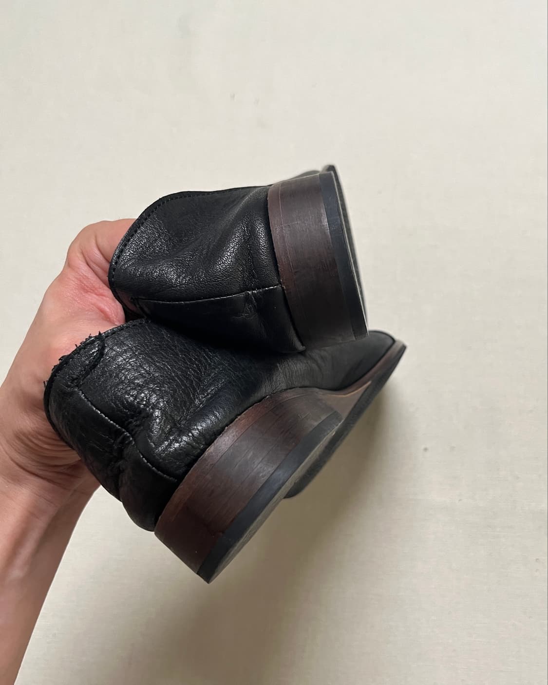 요지야마모토 사이드오픈 레이스업 슈즈 yohji yamamoto y’s 상품이미지7