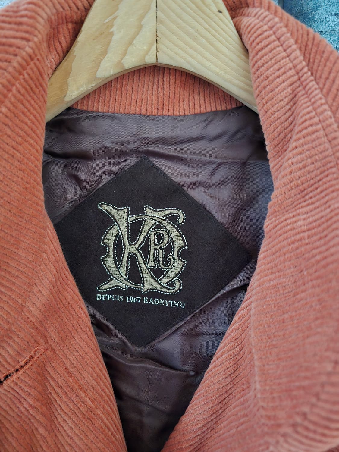 KAORYINU 모직 앙고라 코듀로이 자켓 상품이미지3