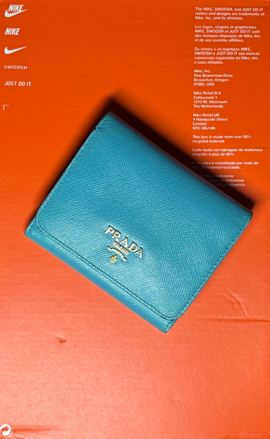 PRADA SAFFIANO METAL-TURCHESE 상품이미지1