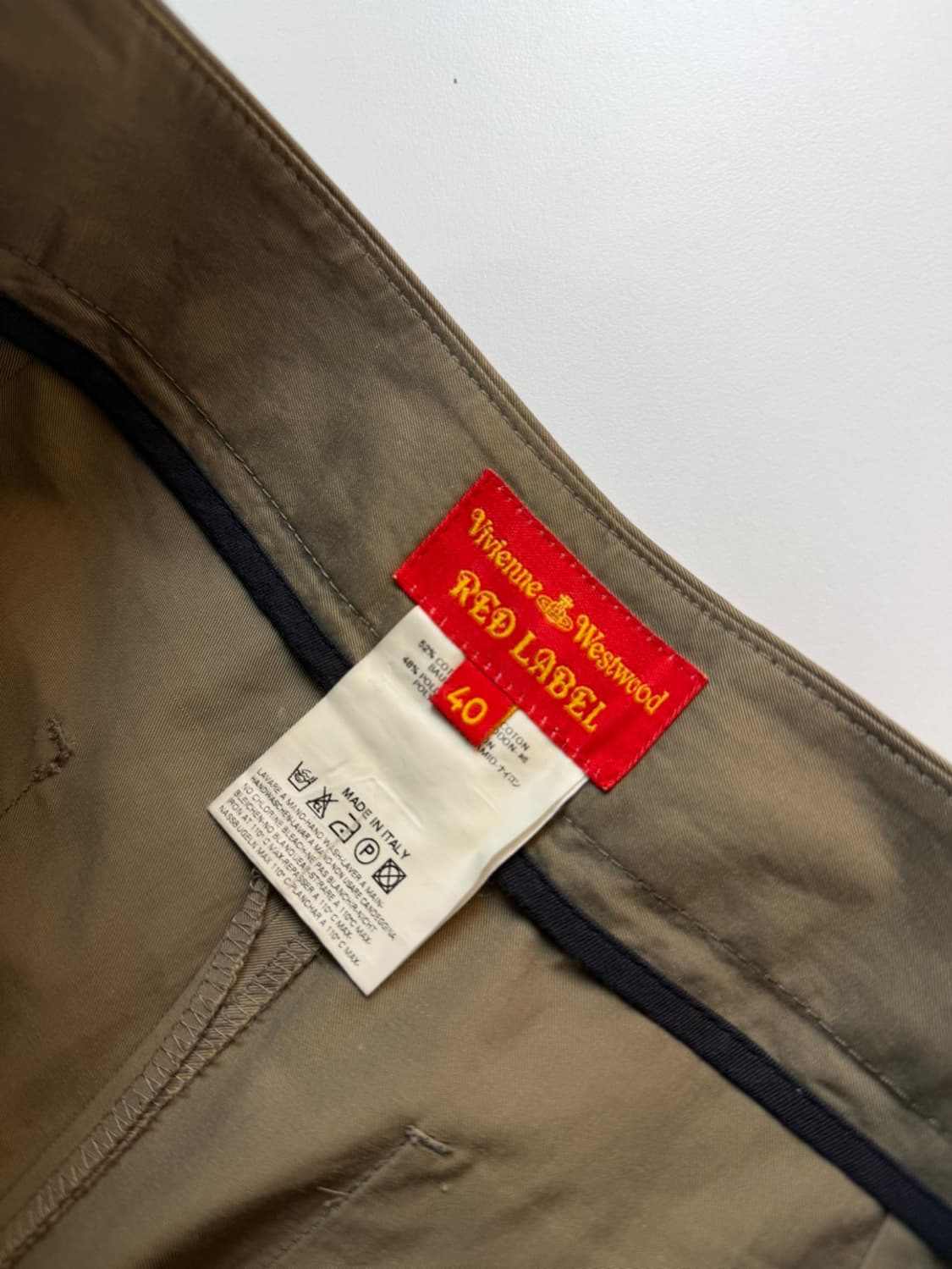 비비안 웨스트우드 레드 라벨 코튼 팬츠  상품이미지7