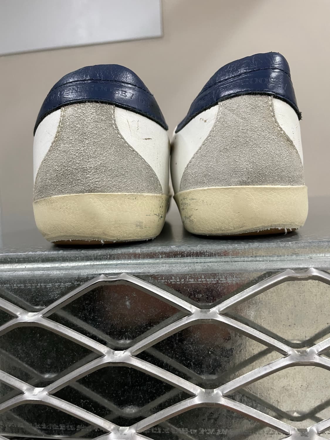 골든구스 슈퍼스타 화이트 크림 블루탭 36 상품이미지10