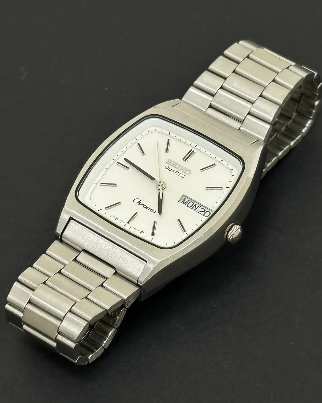 세이코 크로노스 데이데이트 쿼츠 시계 상품이미지4