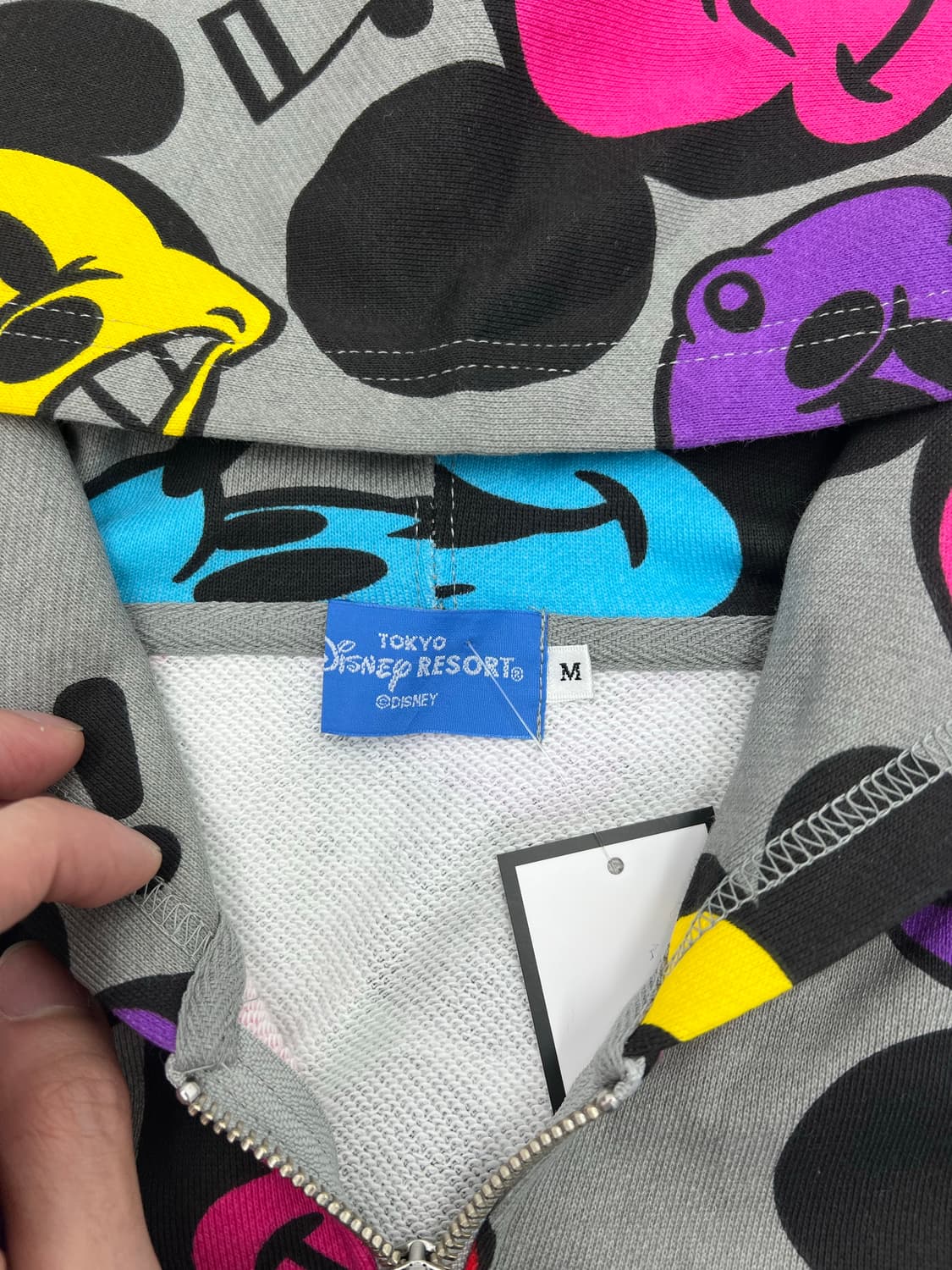 디즈니 풀 프린팅 후드집업 상품이미지3