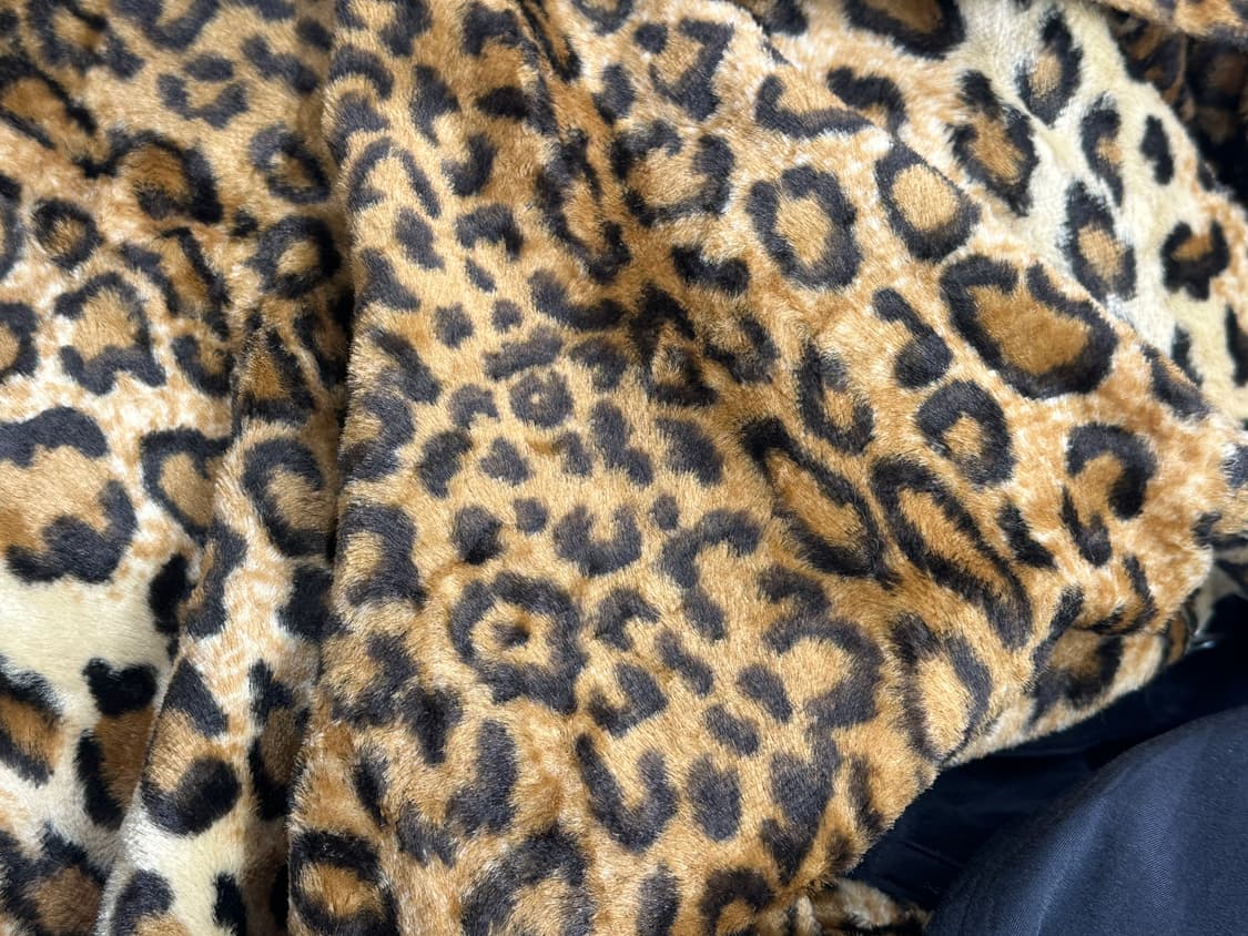 🖤나나깔 레오파드 트렌치코트🖤 가을 겨울 시크 펑크 호피 미디코트 상품이미지6