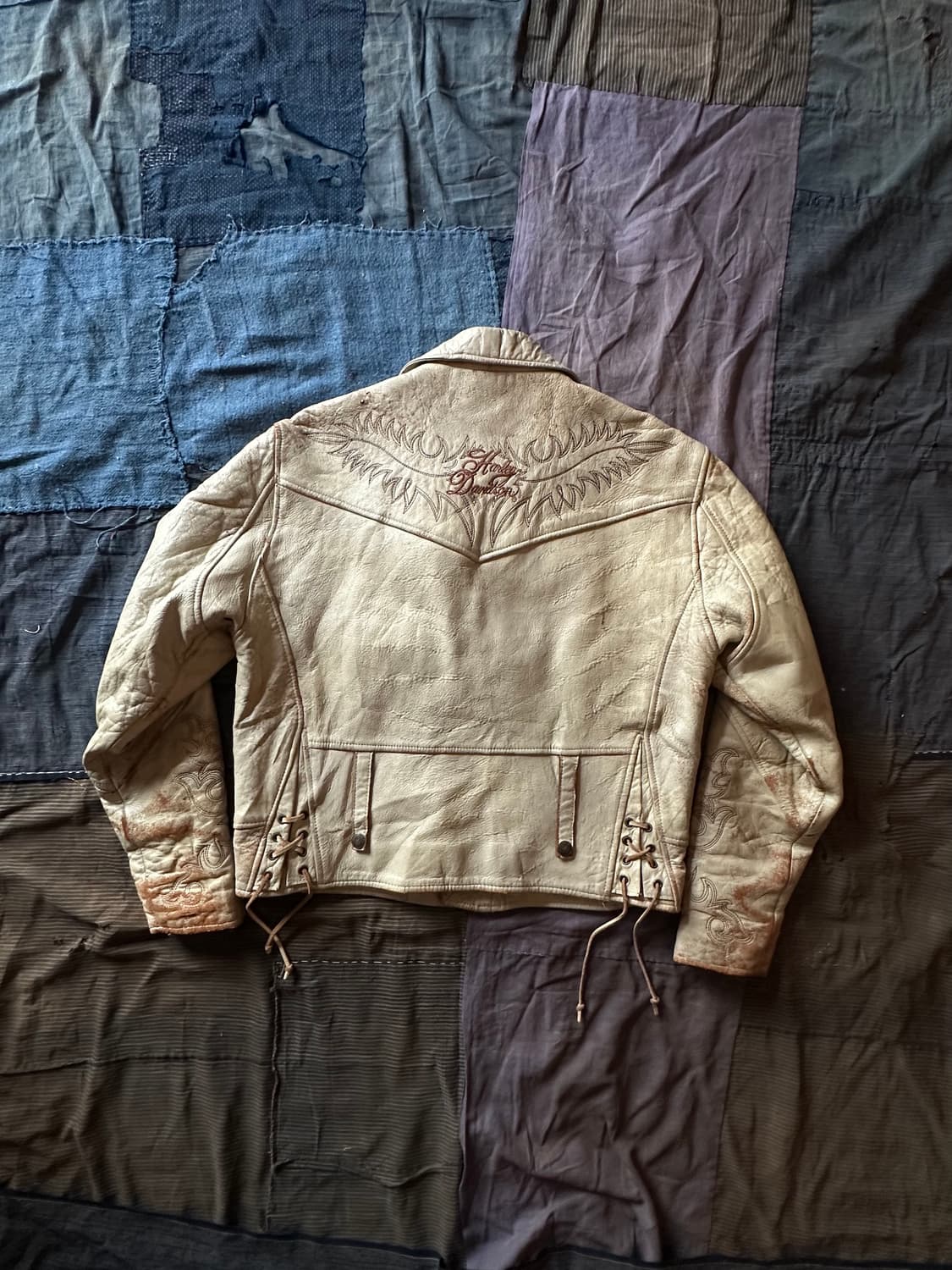 Vintage Harley Davidson Leather Jacket 상품이미지3