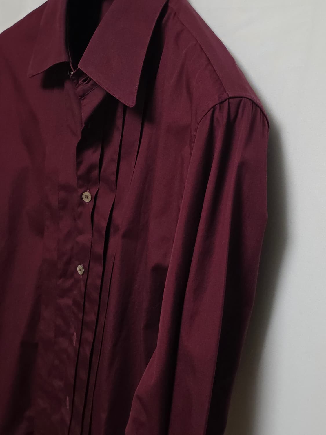 [Made in Italy] 버버리 턱시도 핀턱 드레스 셔츠 상품이미지2