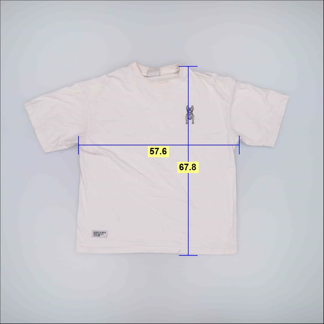 M 라이프워크 스몰로고 반팔티 0420H1 상품이미지7