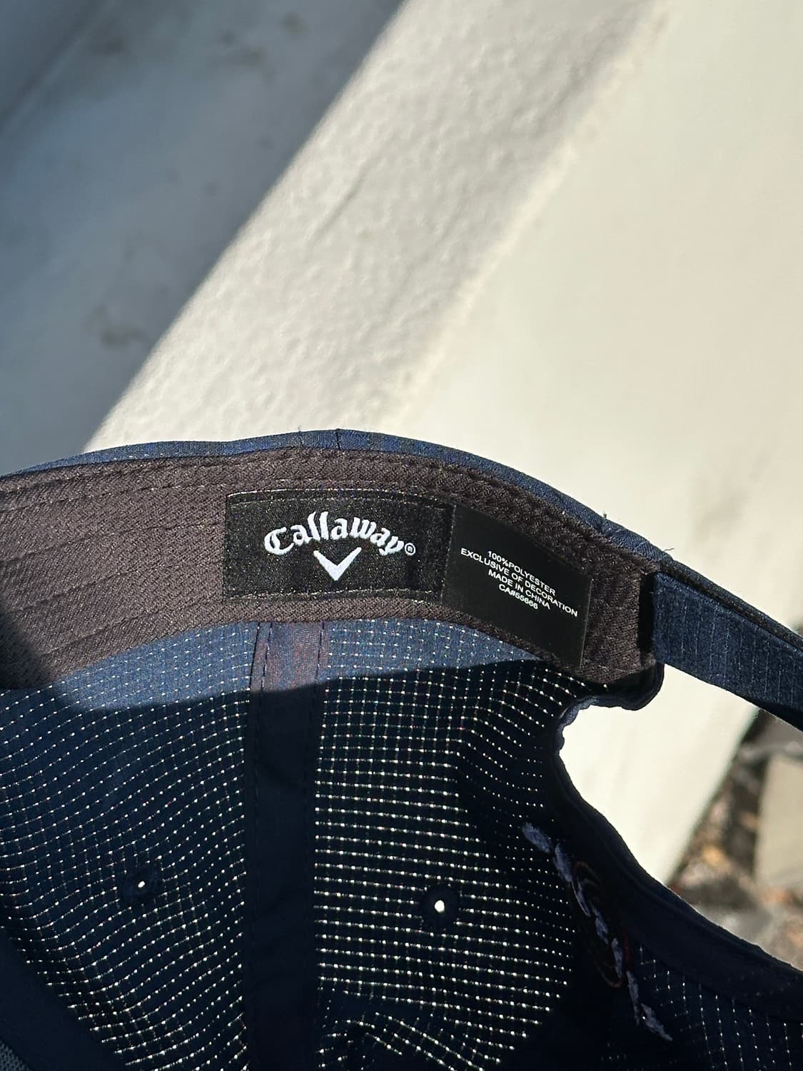 [F] 캘러웨이 로고 네이비 볼캡 모자 상품이미지6