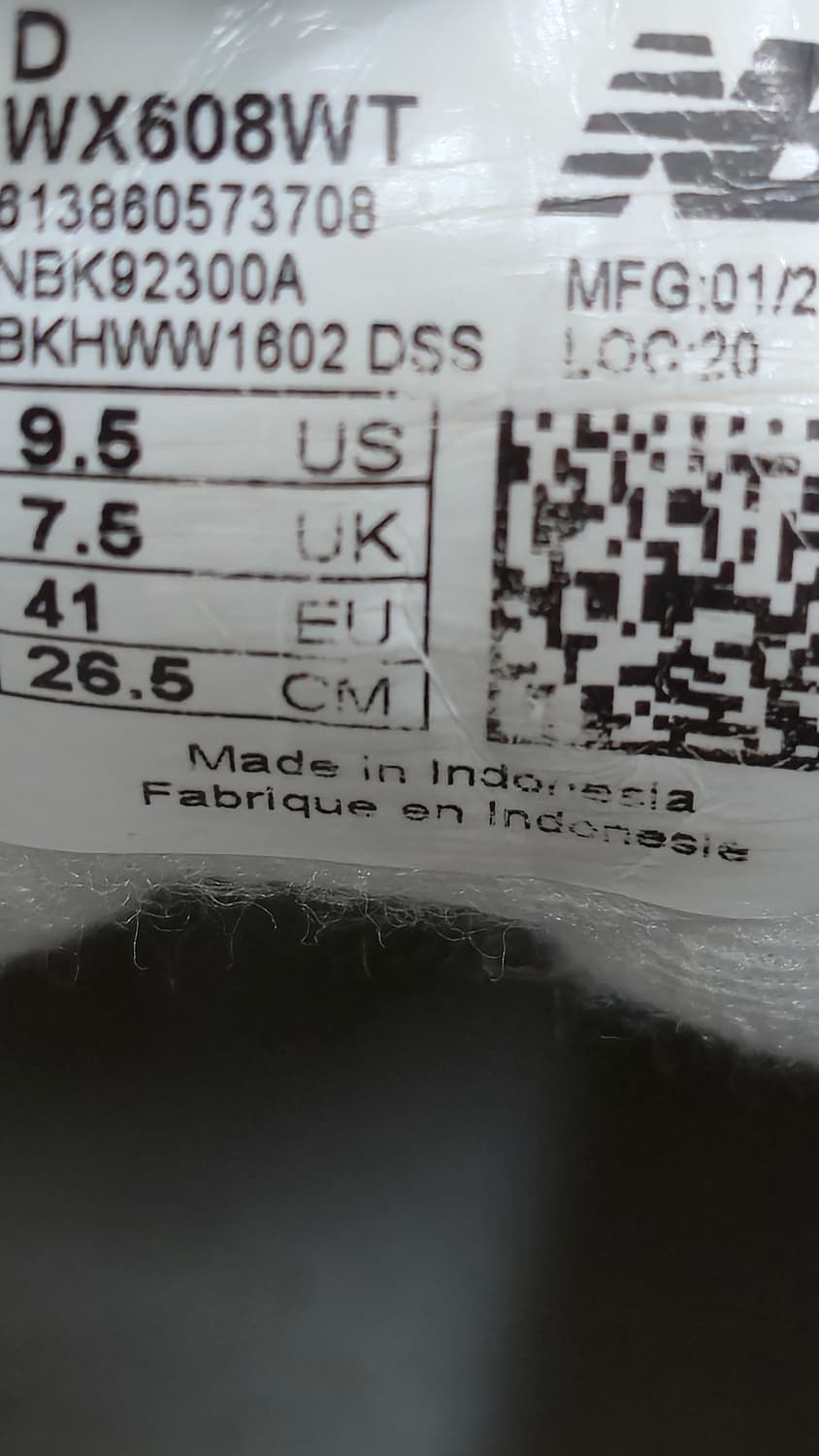 뉴발란스 265mm- 608 화이트 네이비  스니커즈 상품이미지7