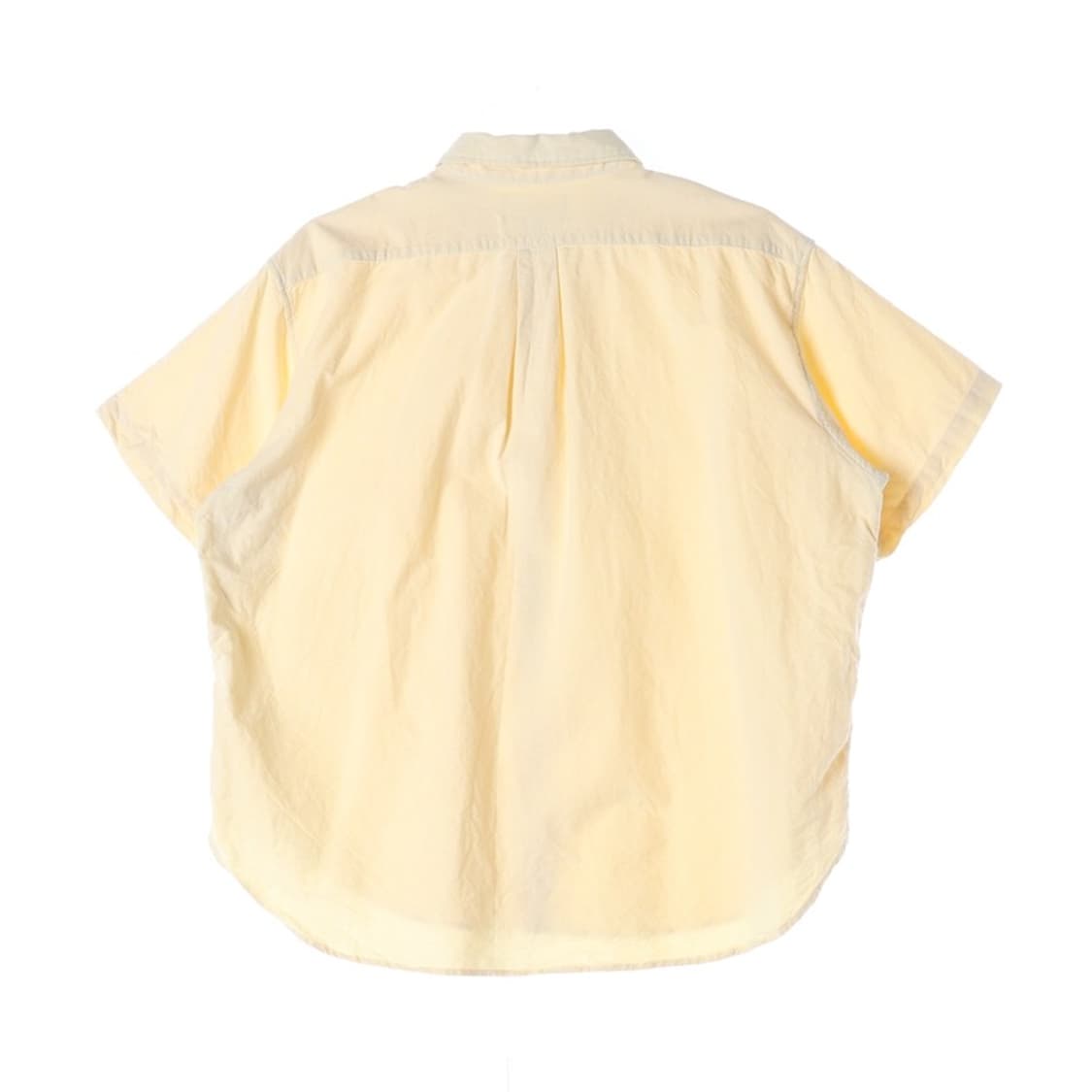 라퍼지스토어 하프 슬리브 코튼 셔츠 파스텔 옐로우 S 상품이미지2