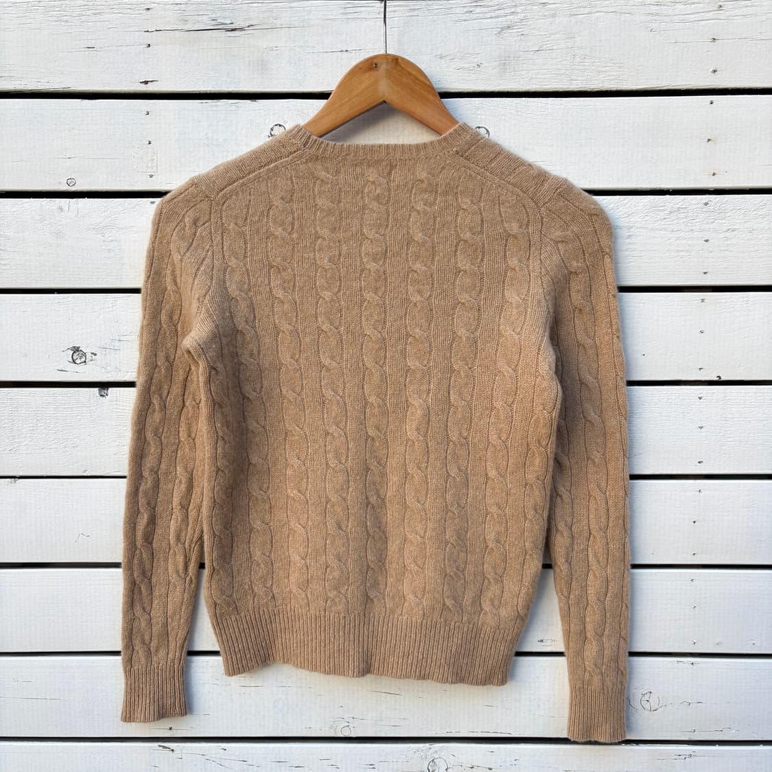 Polo 폴로 울 캐시미어 케이블 꽈배기 니트 상품이미지2