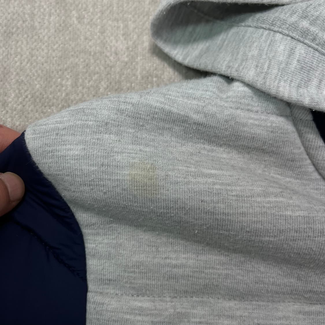 W 95 폴로 랄프로렌 투톤 패디드 후드집업 상품이미지6