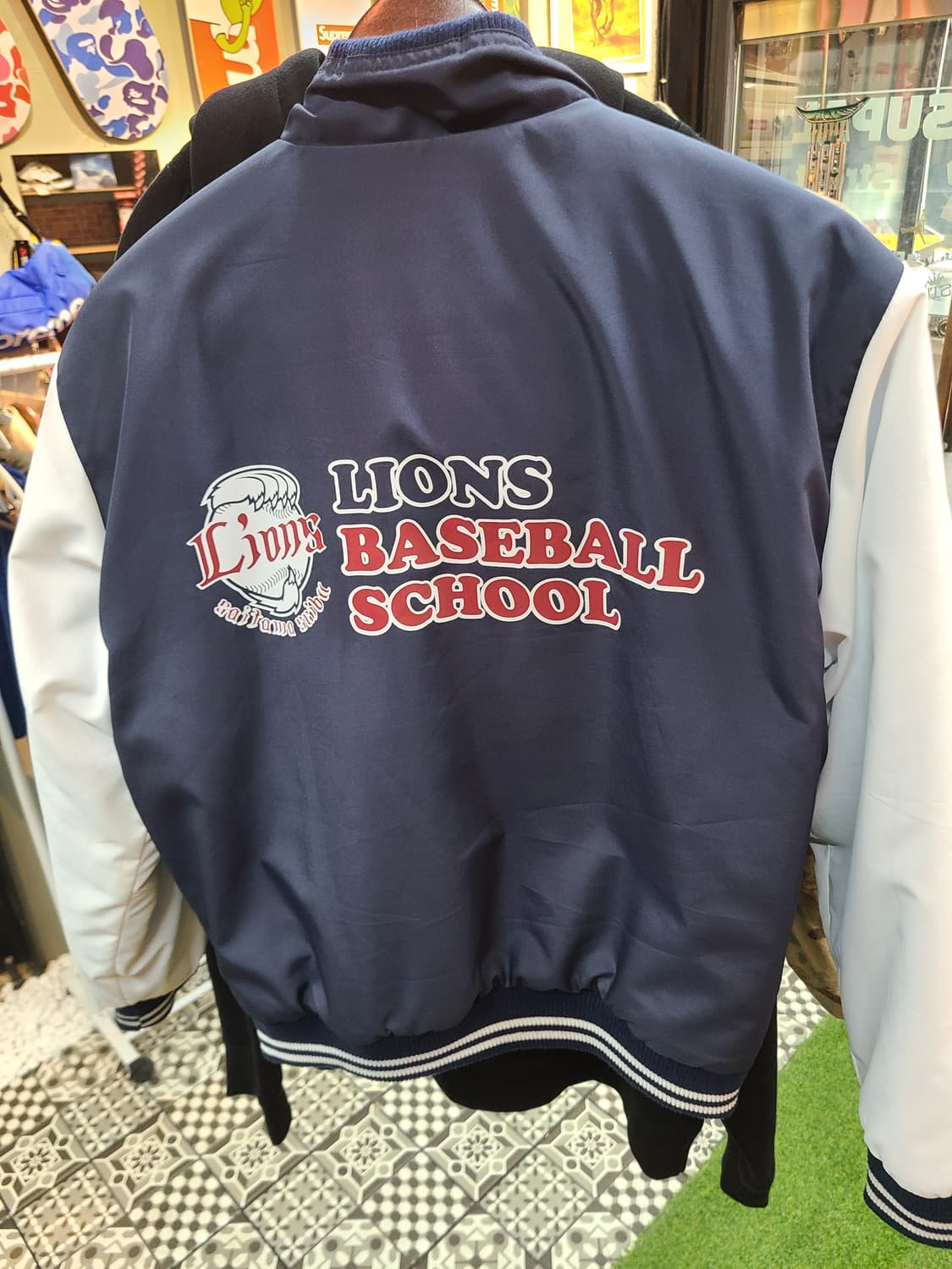 [M] 일본 라이온즈 베이스볼 자켓  상품이미지2