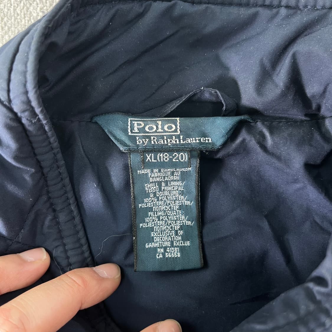 100 폴로랄프로렌 포니로고 퀄팅 자켓 상품이미지3