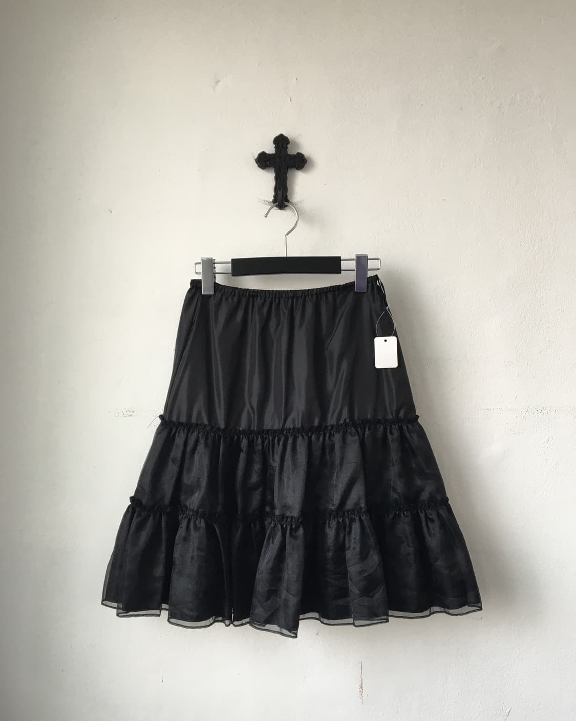 glossy layer skirt 상품이미지1