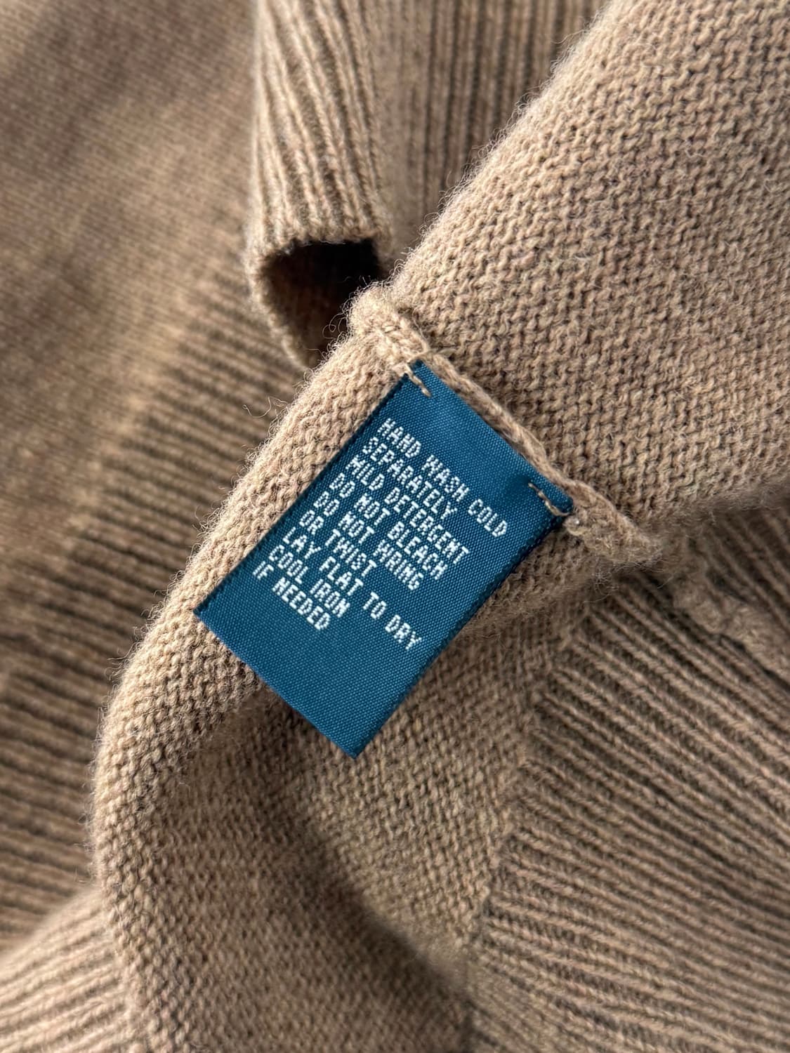 폴로 랄프로렌 루즈핏 브라운 버건디 포니 램스울 니트 상품이미지6