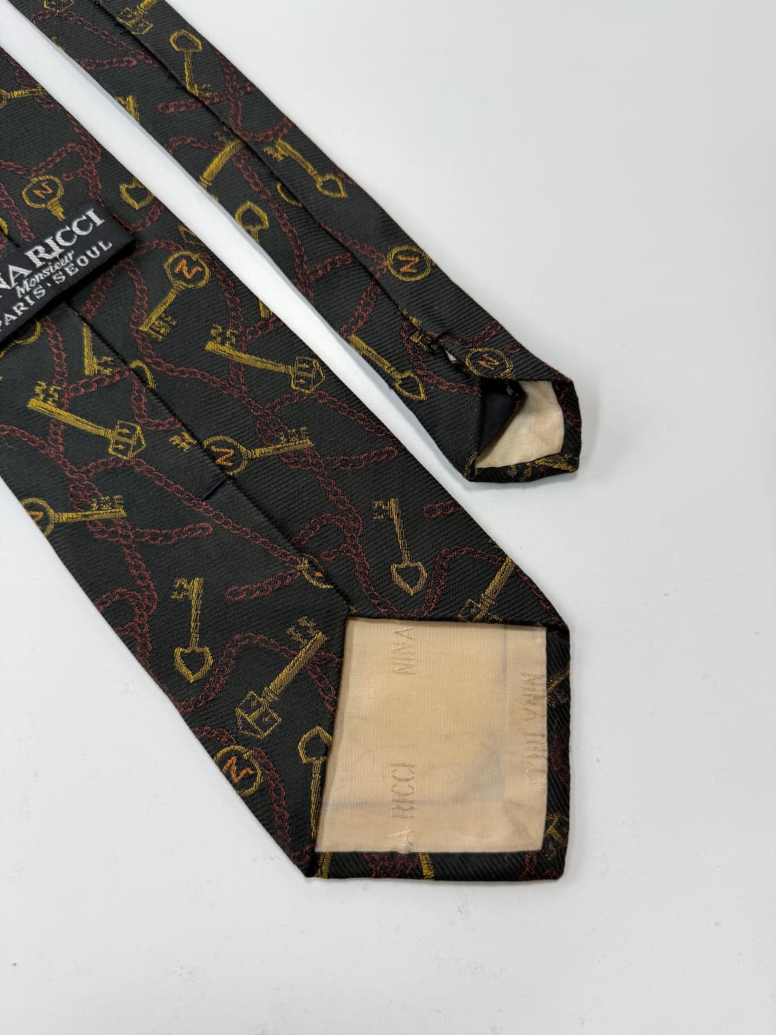 니나리치(Nina ricci) 실크 넥타이 9.5cm 상품이미지5