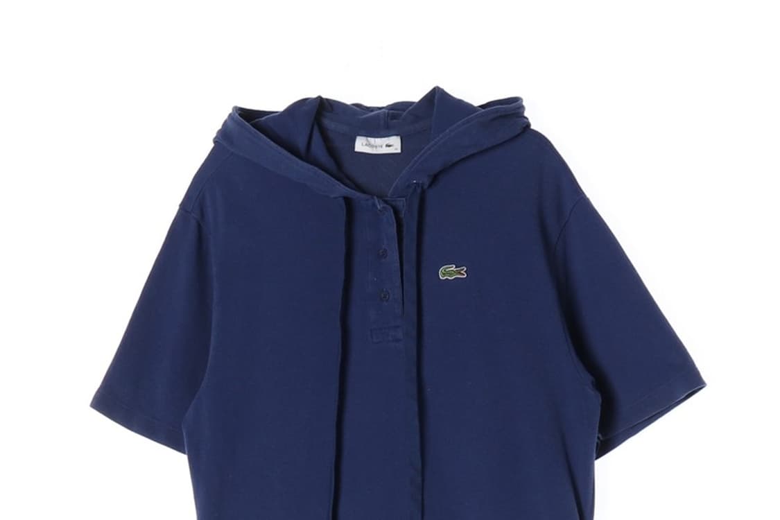 라코스테 피케 코튼 후드 원피스 XS 상품이미지3