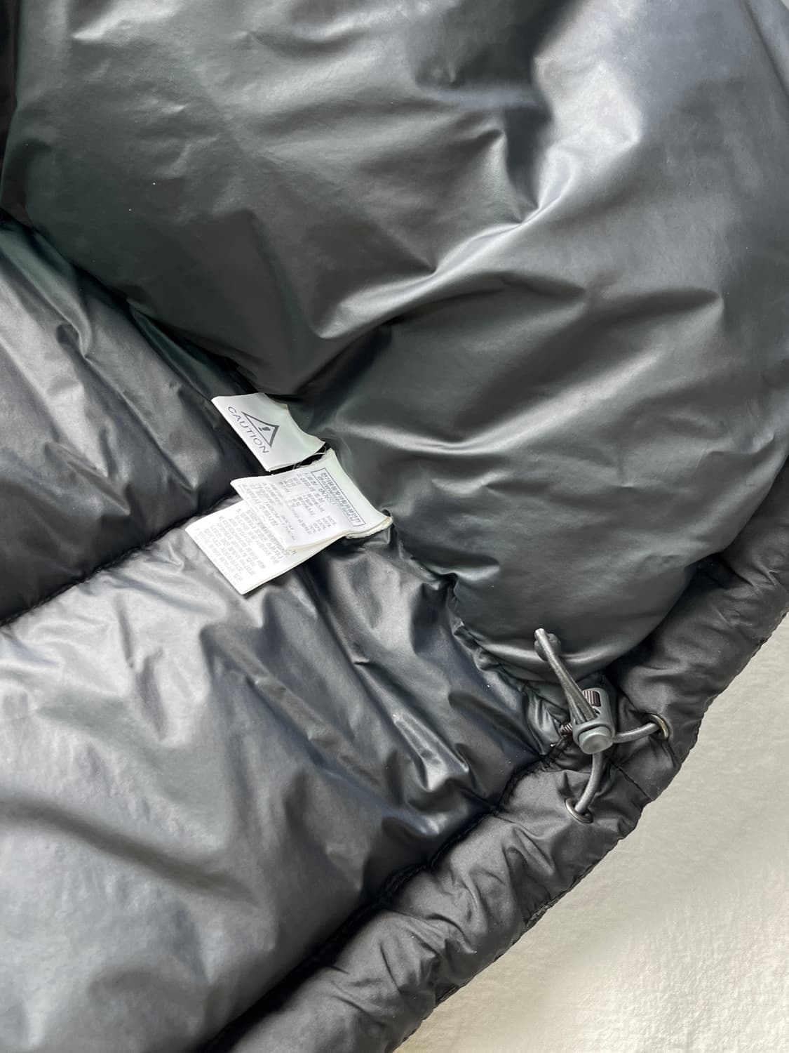 [S] 노스페이스 1992 눕시 칸예 패딩 아스팔트그레이 상품이미지5