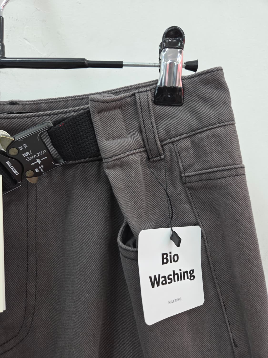 S [새상품]닐링 버클 포인트 데님 팬츠 상품이미지8