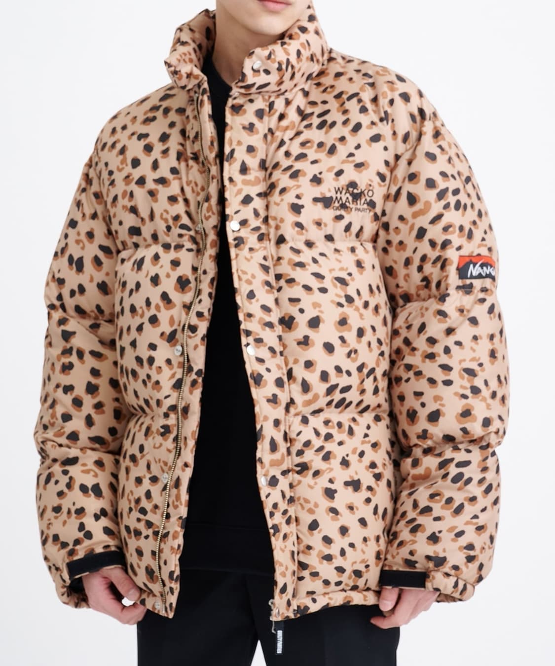 와코마리아 x 난가 레오파드 다운 자켓 2023fw 상품이미지2