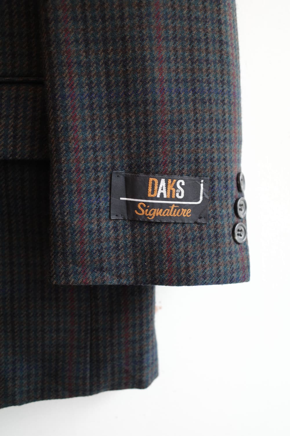 DAKS 닥스 런던 건크럽체크 클래식 울 자켓 상품이미지4
