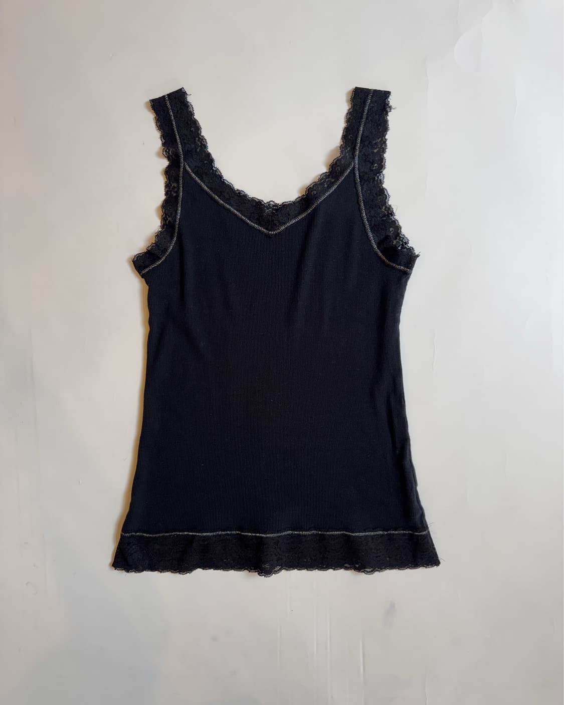 BLACK LACE TRIM CAMISOLE 상품이미지3