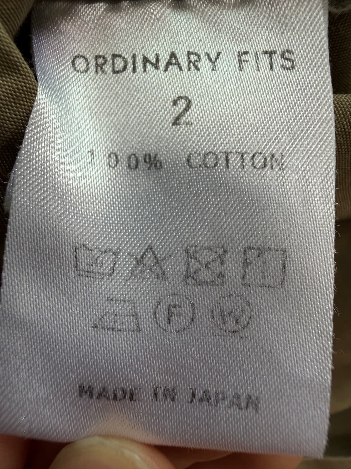 오디너리핏츠 Ordinary fits 코튼 델리 코트 카키 상품이미지4