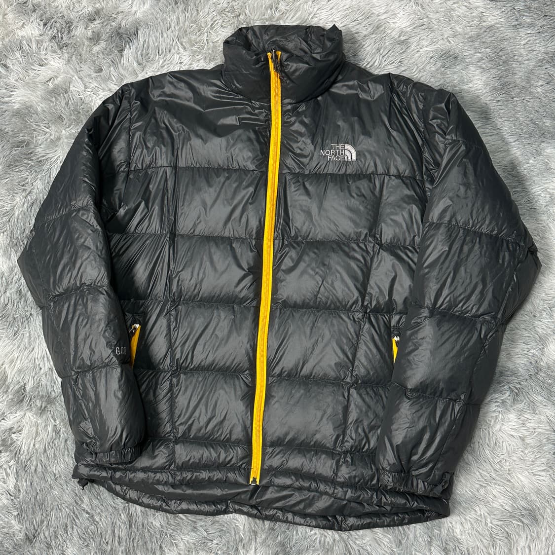 노스페이스 600 구스다운 그레이 숏패딩 L 상품이미지1