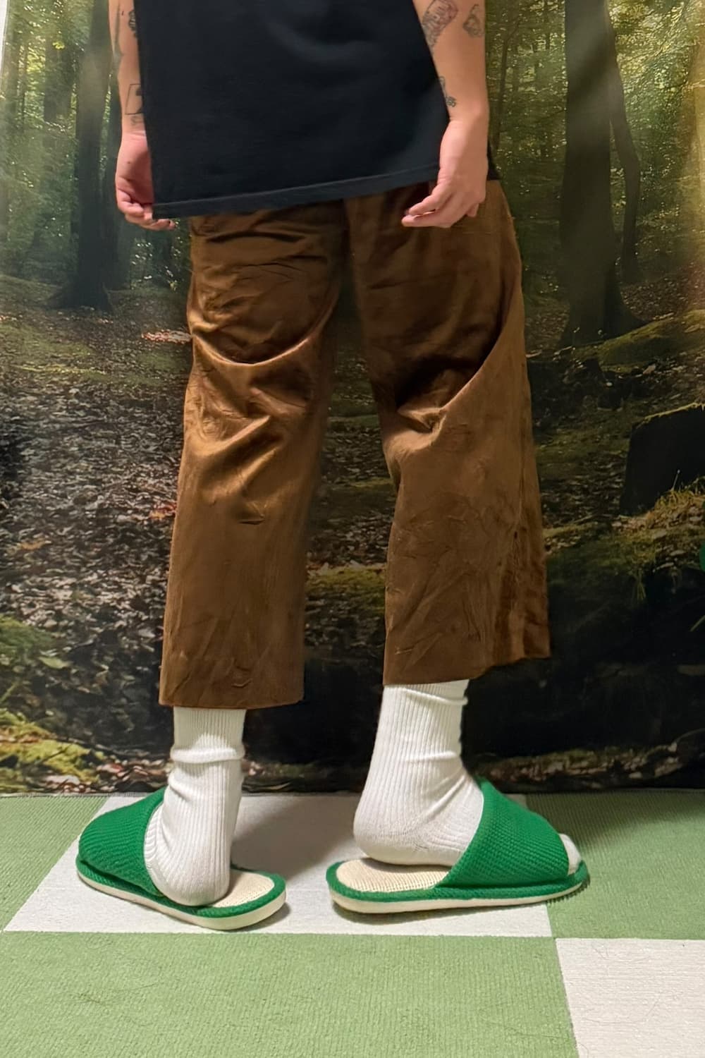 빔즈 벨루어 하카마 팬츠 상품이미지2