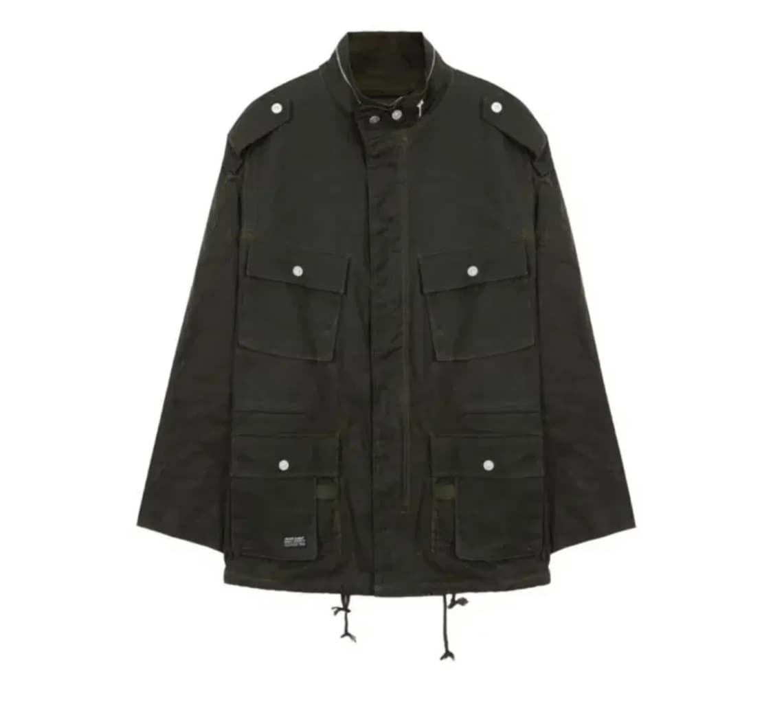 [m]베이컨트 왁스자켓 카키 상품이미지1