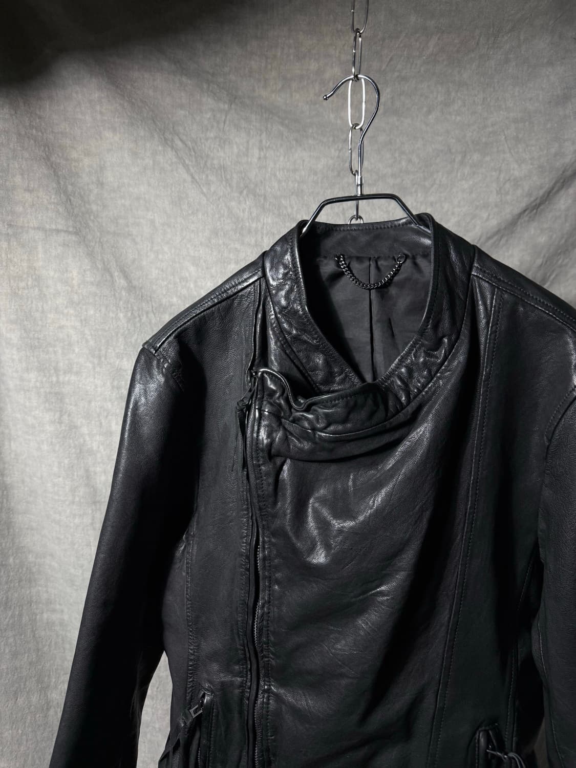 Custom Culture Asymmetric Goat Jacket 상품이미지4